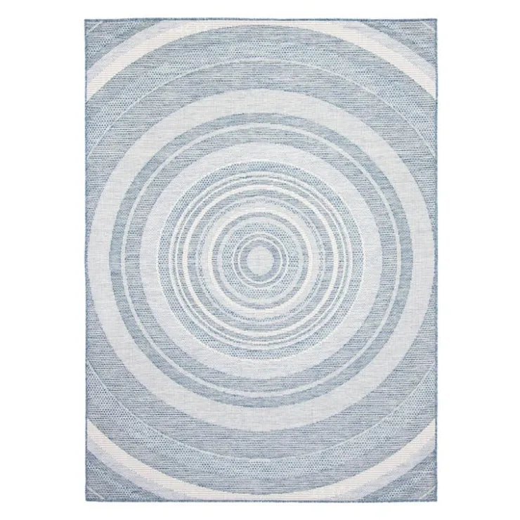 Indoor or Outdoor Rug - 7 x 10 Blue Hot