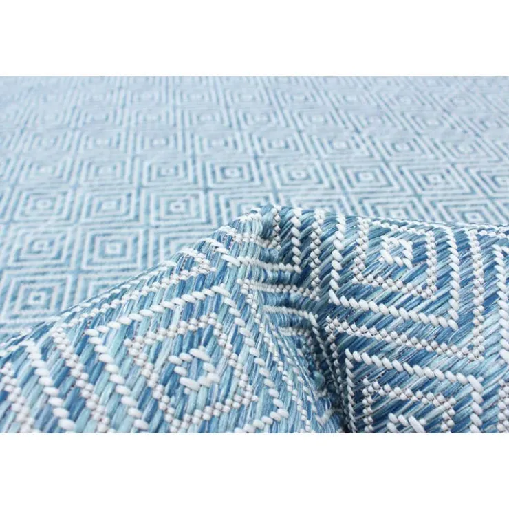 Indoor or Outdoor Rug - 7 x 10 Blue Discount
