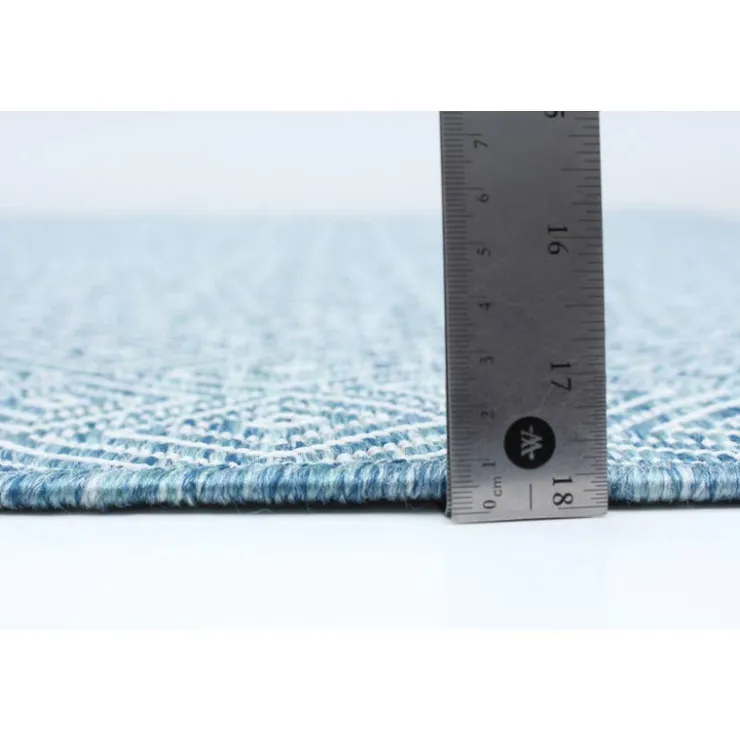 Indoor or Outdoor Rug - 7 x 10 Blue Discount