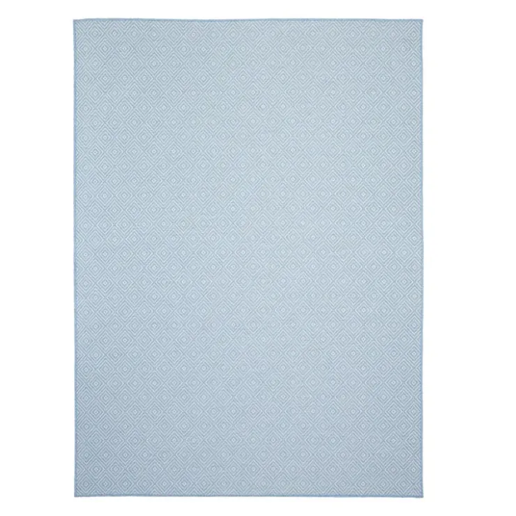 Indoor or Outdoor Rug - 5 x 7 Light Blue New