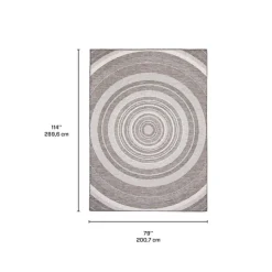 Indoor or Outdoor Rug - 7 x 10 Grey Sale