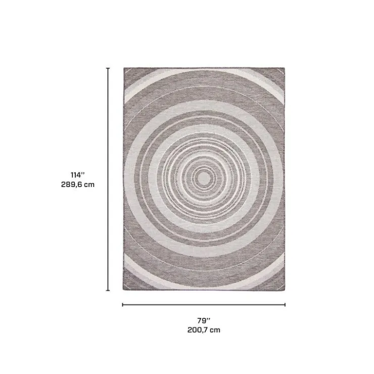 Indoor or Outdoor Rug - 7 x 10 Grey Sale