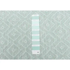 Indoor or Outdoor Rug - 7 x 10 Mint Green Best