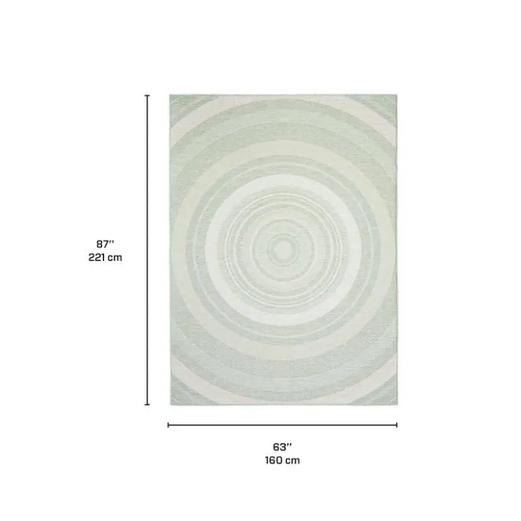 Indoor or Outdoor Rug - 5 x 7 Mint Green Outlet