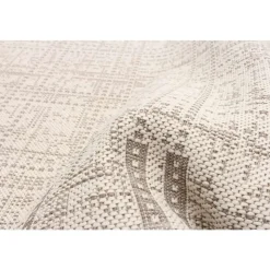 Indoor or Outdoor Rug - 4 x 6 Ivory