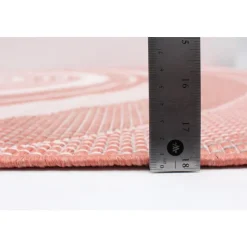 Indoor or Outdoor Rug - 5 x 7 Coral Outlet