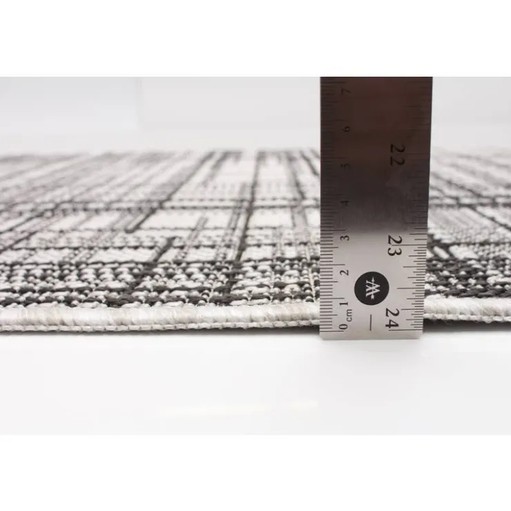 Indoor or Outdoor Rug - 2 x 7 Grey Hot