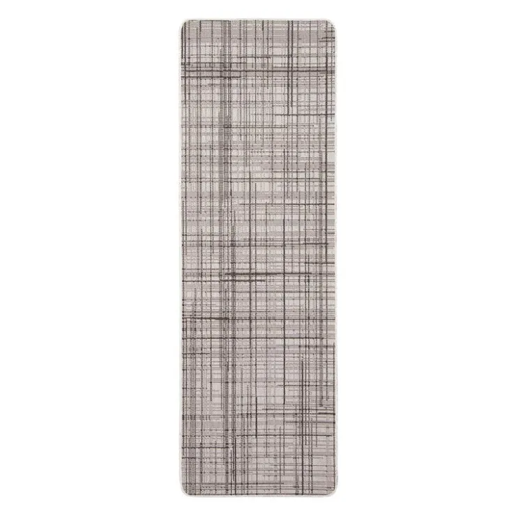 Indoor or Outdoor Rug - 2 x 7 Grey Hot