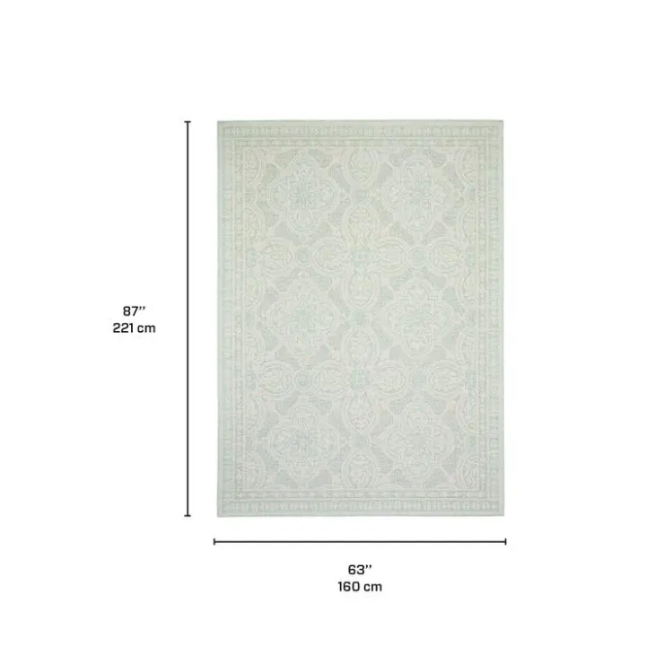 Indoor or Outdoor Rug - 5 x 7 Mint Green Discount
