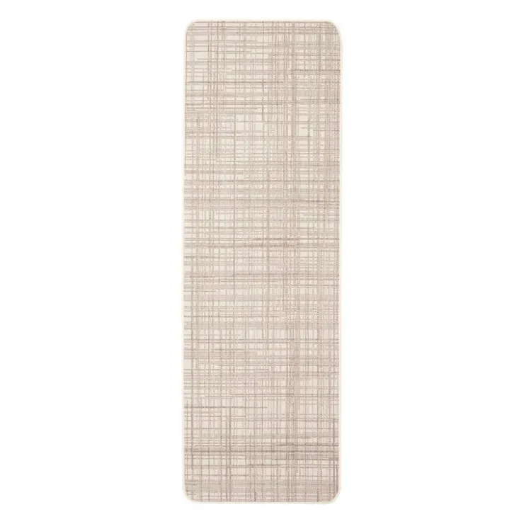 Indoor or Outdoor Rug - 2 x 7 Cream Clearance
