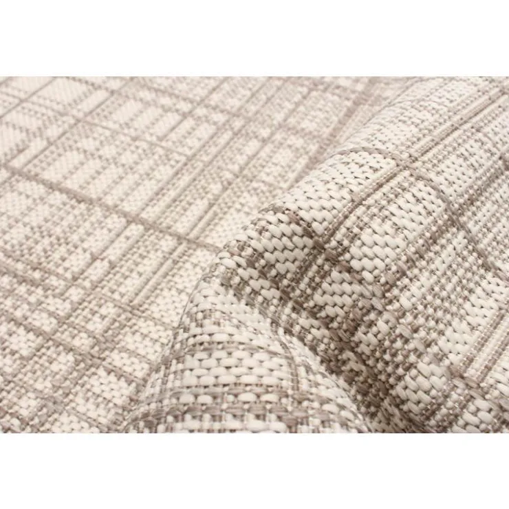 Indoor or Outdoor Rug - 2 x 7 Cream Clearance