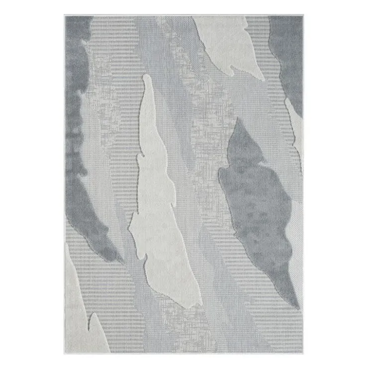 Indoor or Outdoor Rug - 8 x 10 Grey/Blue Sale