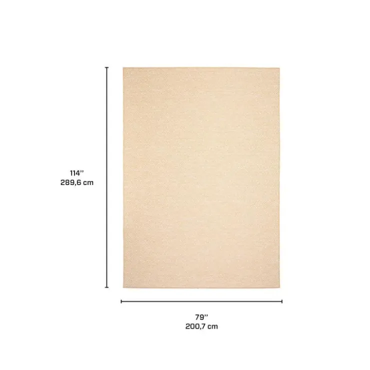 Indoor or Outdoor Rug - 7 x 10 Gold Outlet