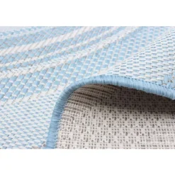 Indoor or Outdoor Rug - 5 x 7 Light Blue
