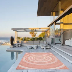 Indoor or Outdoor Rug - 7 x 10 Coral Sale