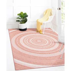 Indoor or Outdoor Rug - 7 x 10 Coral Sale