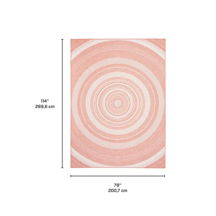 Indoor or Outdoor Rug - 7 x 10 Coral Sale