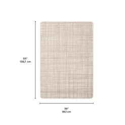 Indoor or Outdoor Rug - 3 x 5 Cream Outlet