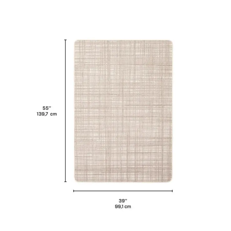 Indoor or Outdoor Rug - 3 x 5 Cream Outlet