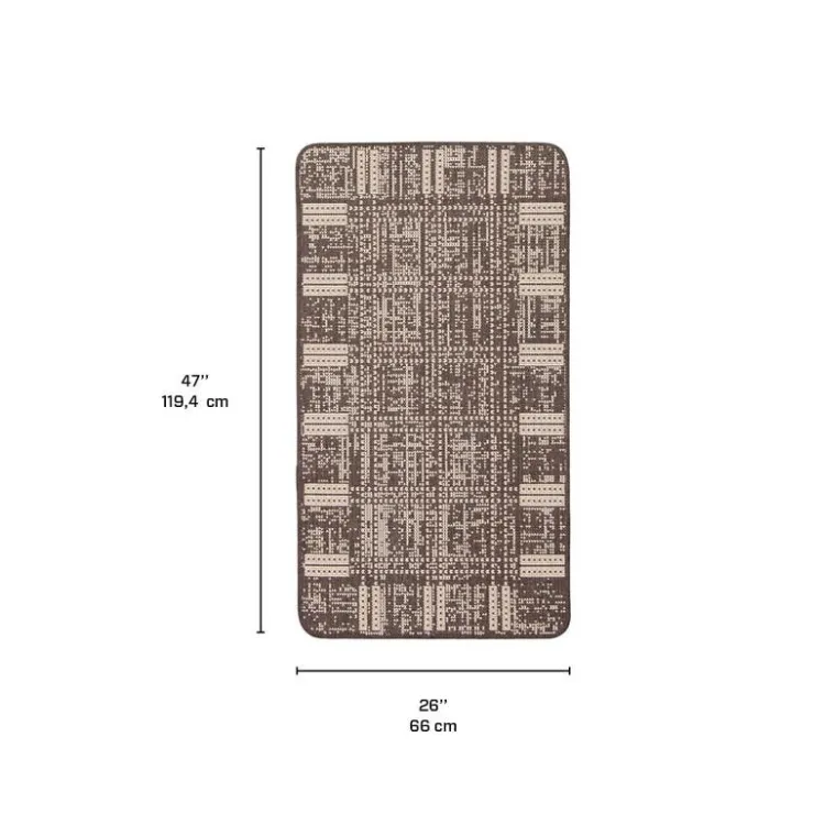 Indoor or Outdoor Rug - 2 x 4 Chocolate Online
