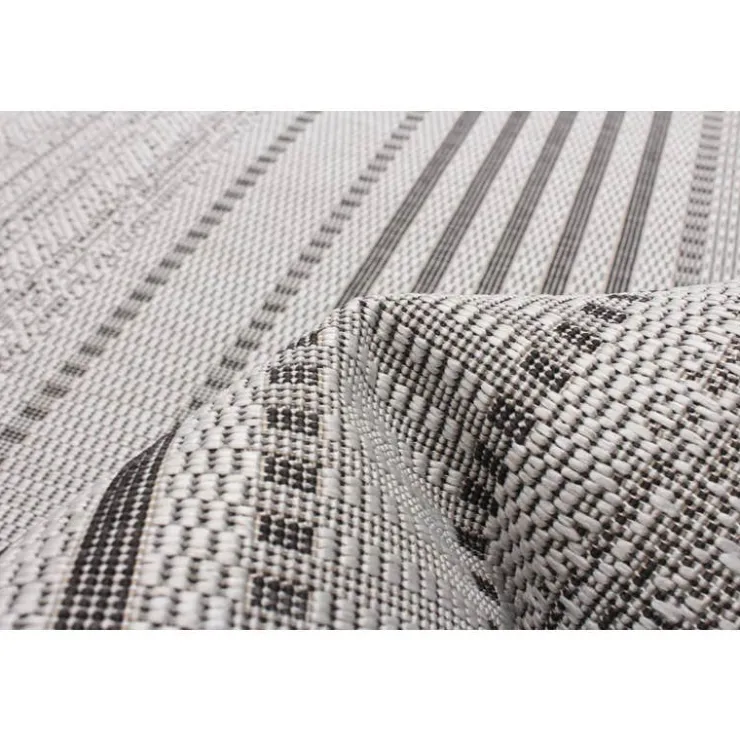 Indoor or Outdoor Rug - 4 x 6 Grey Hot