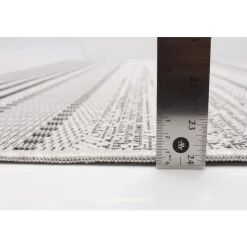 Indoor or Outdoor Rug - 4 x 6 Grey Hot