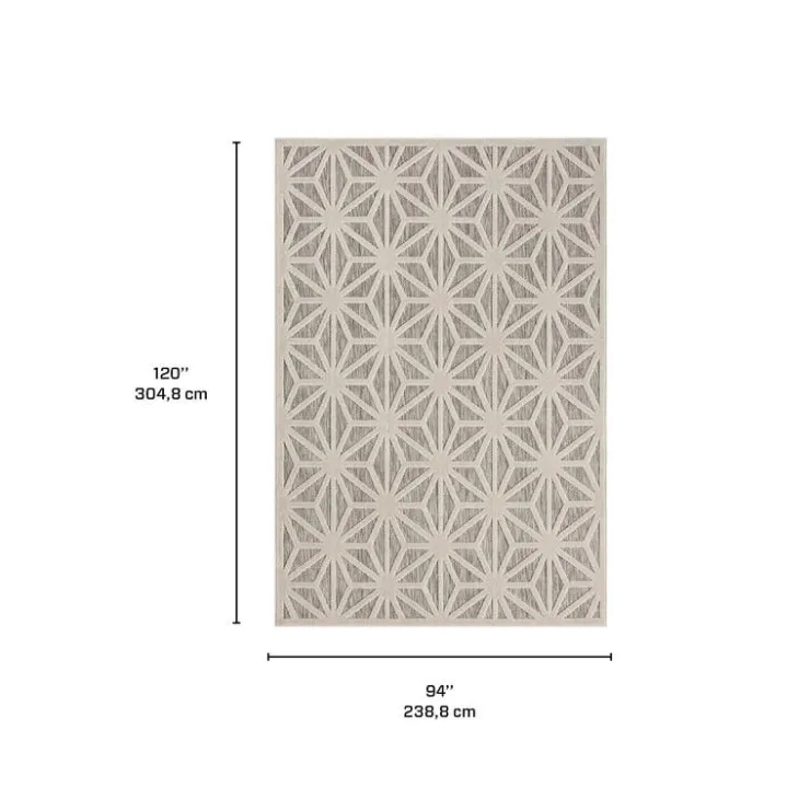 Indoor or Outdoor Rug - 8 x 10 Beige