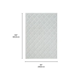 Indoor or Outdoor Rug - 8 x 10 Grey
