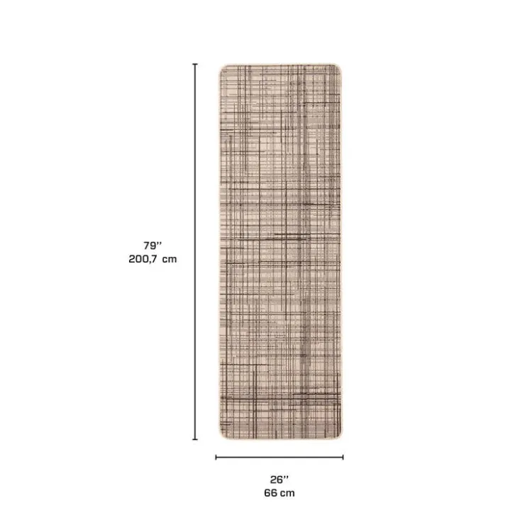 Indoor or Outdoor Rug - 2 x 7 Tan Online