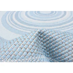 Indoor or Outdoor Rug - 7 x 10 Light Blue
