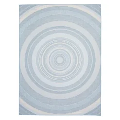 Indoor or Outdoor Rug - 7 x 10 Light Blue