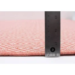 Indoor or Outdoor Rug - 5 x 7 Coral Clearance