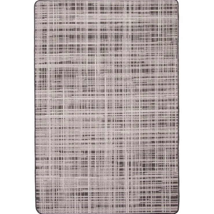 Indoor or Outdoor Rug - 4 x 6 Black Outlet