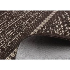 Indoor or Outdoor Rug - 4 x 6 Chocolate Hot
