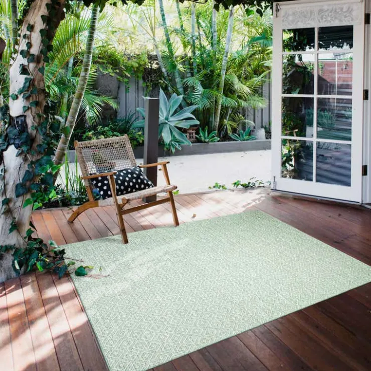 Indoor or Outdoor Rug - 5 x 7 Mint Green Online