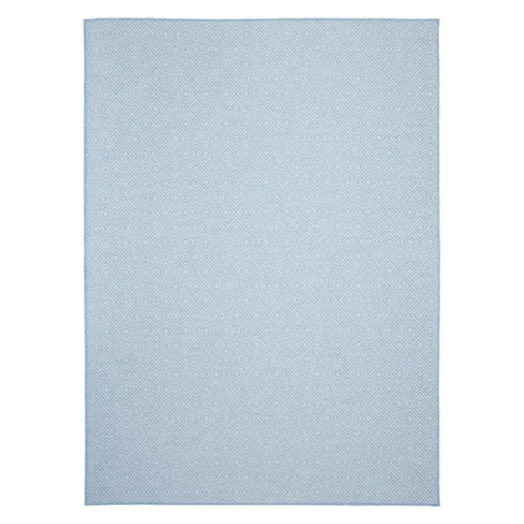 Indoor or Outdoor Rug - 7 x 10 Light Blue