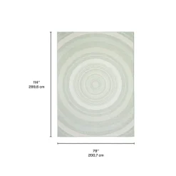 Indoor or Outdoor Rug - 7 x 10 Mint Green Sale
