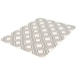 Indoor Rug - 5 x 7 White/Tan Online