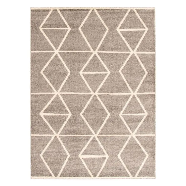 Indoor Rug - 4 x 6 Grey/Ivory Outlet