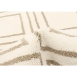 Indoor Rug - 8 x 10 White/Tan Sale