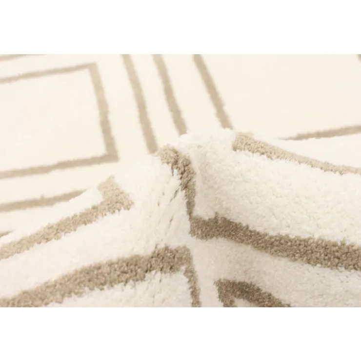 Indoor Rug - 8 x 10 White/Tan Sale