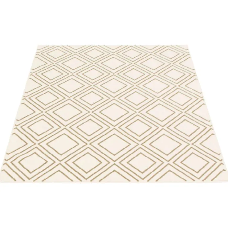 Indoor Rug - 8 x 10 White/Tan Sale