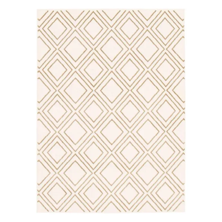 Indoor Rug - 8 x 10 White/Tan Sale