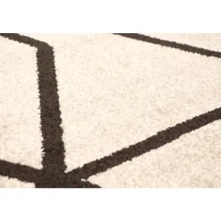 Indoor Rug - 8 x 10 Ivory/Brown