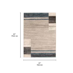 Indoor Rug - 4 x 6 Grey/Blue Online