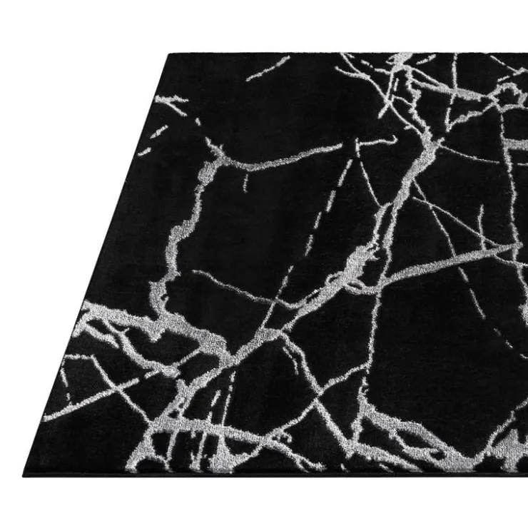 Indoor Rug - 5 x 8 Black / Gold