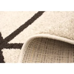 Indoor Rug - 5 x 7 Ivory/Brown