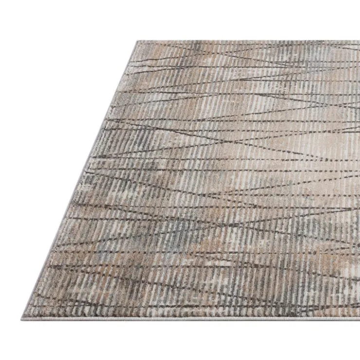 Indoor Rug - 8 x 11 Beige / Grey / Brown Hot