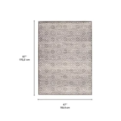 Indoor Rug - 4 x 6 Dark Grey Discount