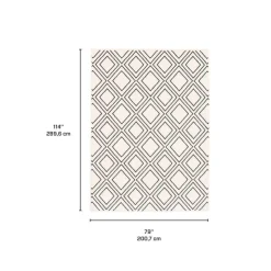 Indoor Rug - 7 x 10 White/Tan Best
